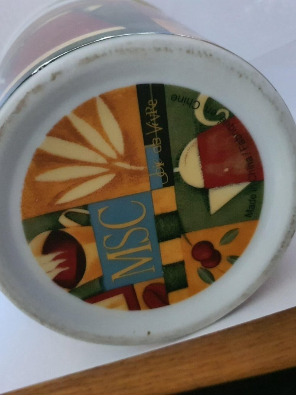 Vintage Ceramic Coffee Canister By Joie de Vivre (M) - Picture 6 of 9